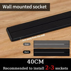 Movable Track Power Socket – 8000W Rail System for Home Office Appliances