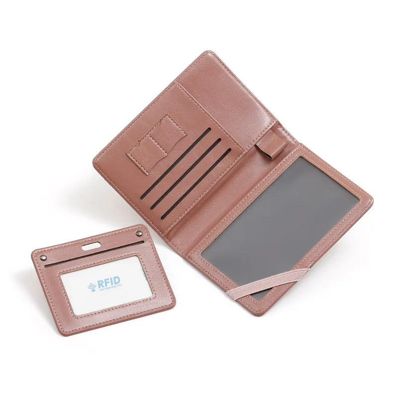 RFID Passport Holder Wallet – Anti-Theft Travel Organizer for Men and Women