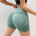 High Waist Gym Shorts – Push Up Cycling Leggings for Yoga and Fitness