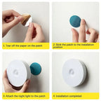 USB Rechargeable LED Motion Sensor Light – Wireless Under Cabinet Lamp