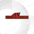 Metal Racing Flag Emblem – Monte Carlo Grille Badge for Skoda Sport Line