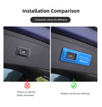 Tailgate Warning Sticker – Reflective Decal for Audi S-Line Trunk Access