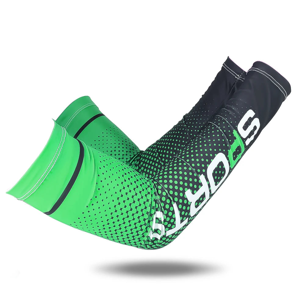 Ice Silk Arm Sleeves – UV Protection for Outdoor Cycling and Sports