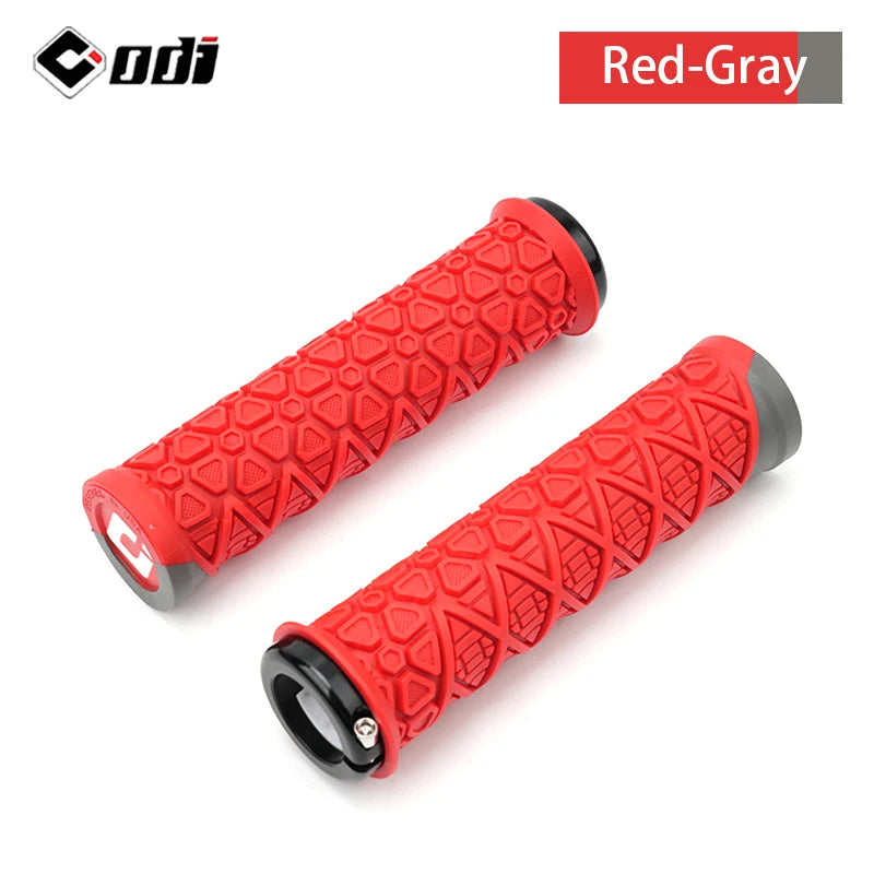 Silicone MTB Lock-On Grips – Anti-Slip Shock Absorbing Handles for Downhill