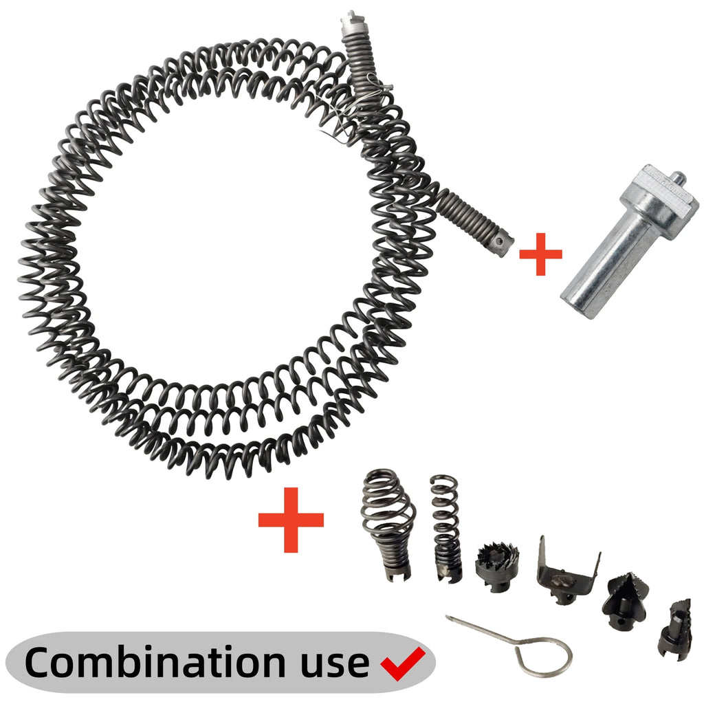 Drain Clog Remover Spring Drill Connector for Pipe Blockage – Kairo ...