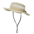 Wide Brim Cooling Sun Hat – Foldable Boonie Cap for Hiking Fishing Safari