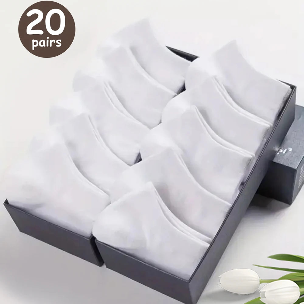 Men's Breathable Ankle Socks – Moisture Wicking Business for Daily Sport