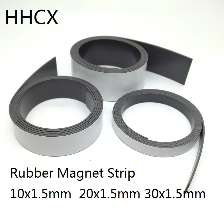 Flexible Rubber Magnetic Tape – Self-Adhesive Strip for DIY Home Crafts