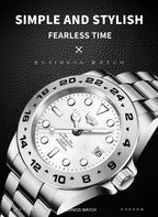 Luxury Steel Quartz Watch – Waterproof Military Sport Accessory for Men