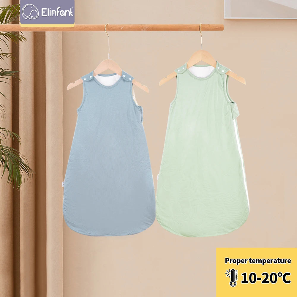 Bamboo Cotton Sleeping Bag – Warm Newborn Wearable Blanket for Winter Sleep