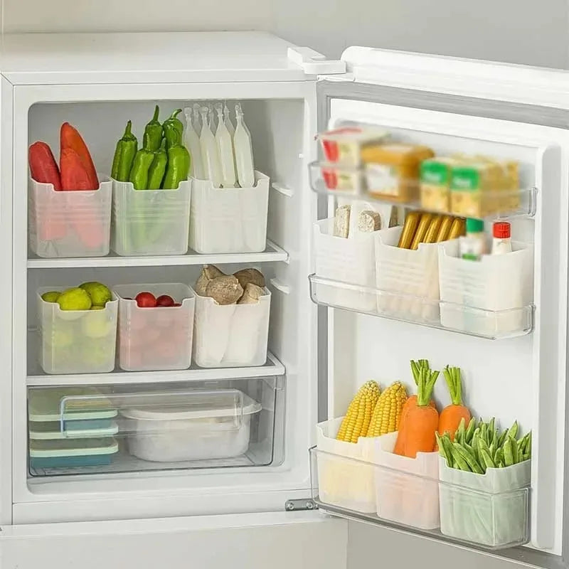 Refrigerator Food Storage Containers – Fresh Produce Organizer for Kitchen
