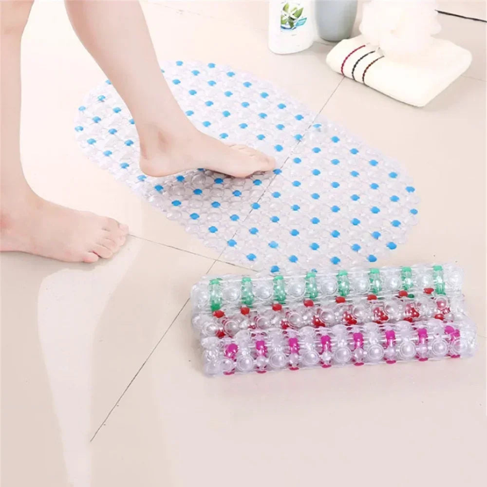 PVC Anti-slip Bath Mat – Massage Shower Pad for Bathroom Safety