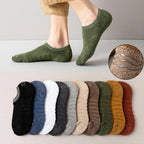 Cotton Low-Cut Ankle Socks – Breathable Casual Footwear for Men