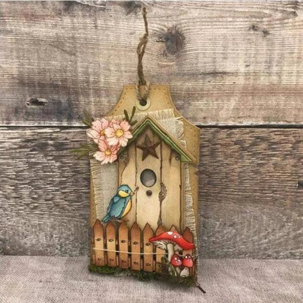 Metal Tag Cutting Dies – Layering Label Stencils for Scrapbooking Crafts