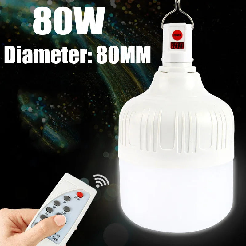 Rechargeable LED Camping Lantern – Portable Power Bank for Outdoor Tent Lighting