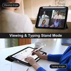 Acrylic Flip Tablet Case for iPad Mini 6 and 7 – Protective Cover with Pencil Holder