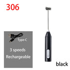 Electric Milk Frother – Wireless Handheld Foam Maker for Coffee and Baking