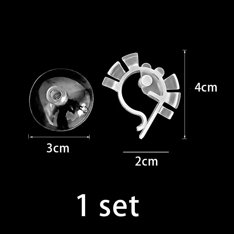 Aquarium Hose Holder – U-Shaped Pipe Clip for 4-6mm Fish Tank Tubing
