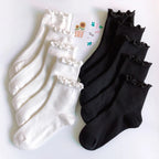 Ruffled Cotton Ankle Socks – Kawaii Lolita Accessories for Women