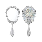 Flower Knows Swan Ballet Handheld Mirror – Vintage Makeup Accessory for Cosplay
