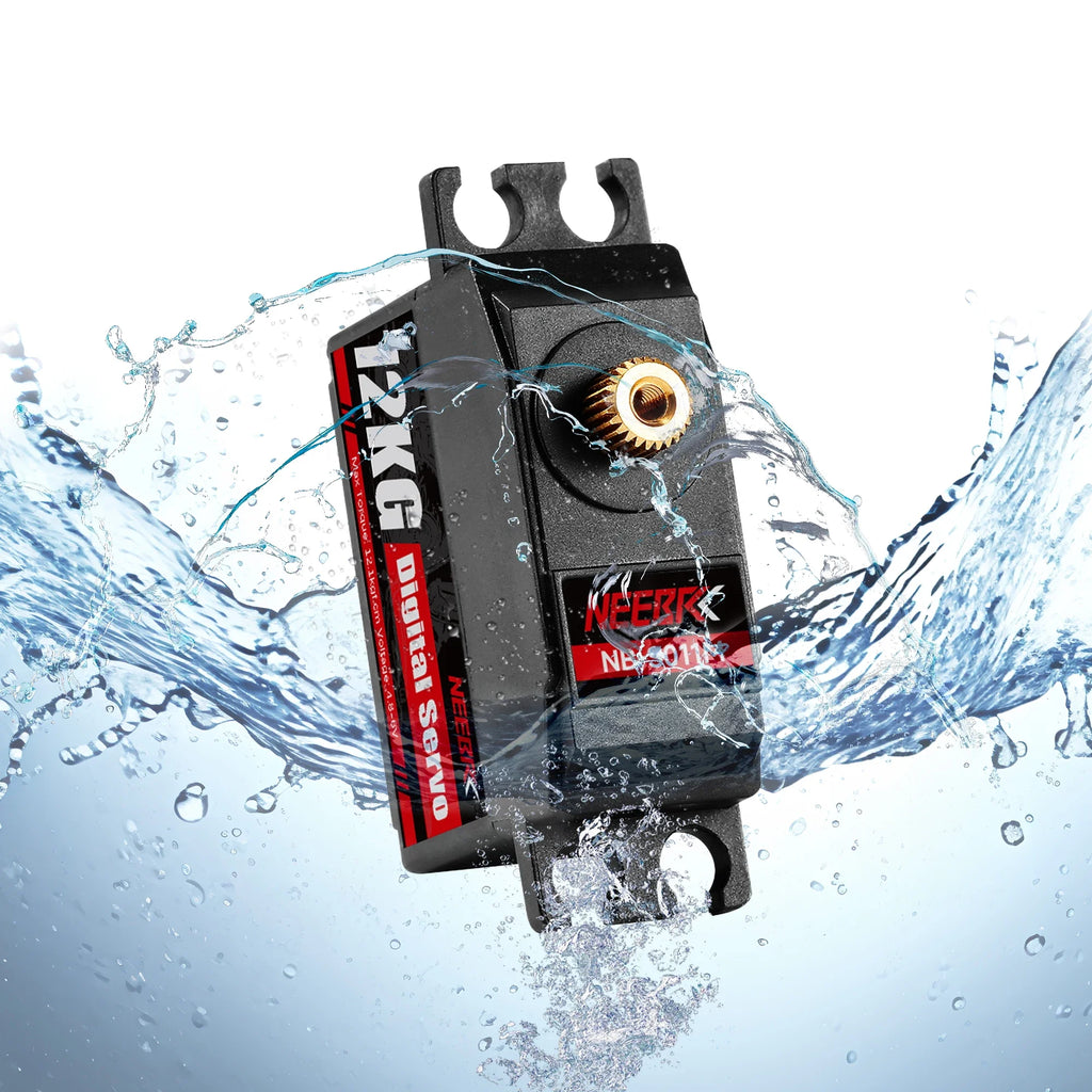 Digital Servo – 12kg Metal Gear Low Profile for RC Cars and Boats