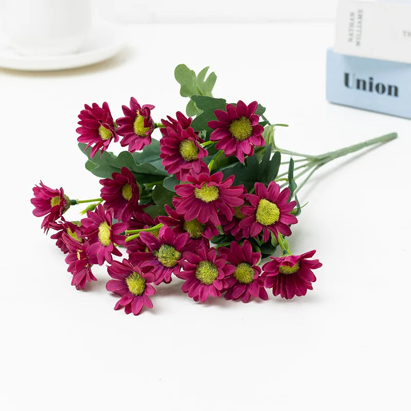 Artificial Sunflower and Daisy Bouquets – Faux Floral for Wedding Decor