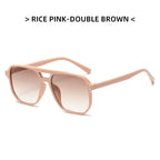 Vintage Square Mirror Sunglasses – Retro Fashion Eyewear for Women