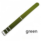 Woven Nylon Watch Strap – 18mm-22mm Canvas Wristband for Men and Women