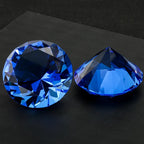 Crystal Diamond Paperweight – Giant Cut Glass Gem for Office Decor Gifts