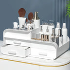 Large Plastic Makeup Organizer – Multi-Drawer Storage for Vanity Desktop
