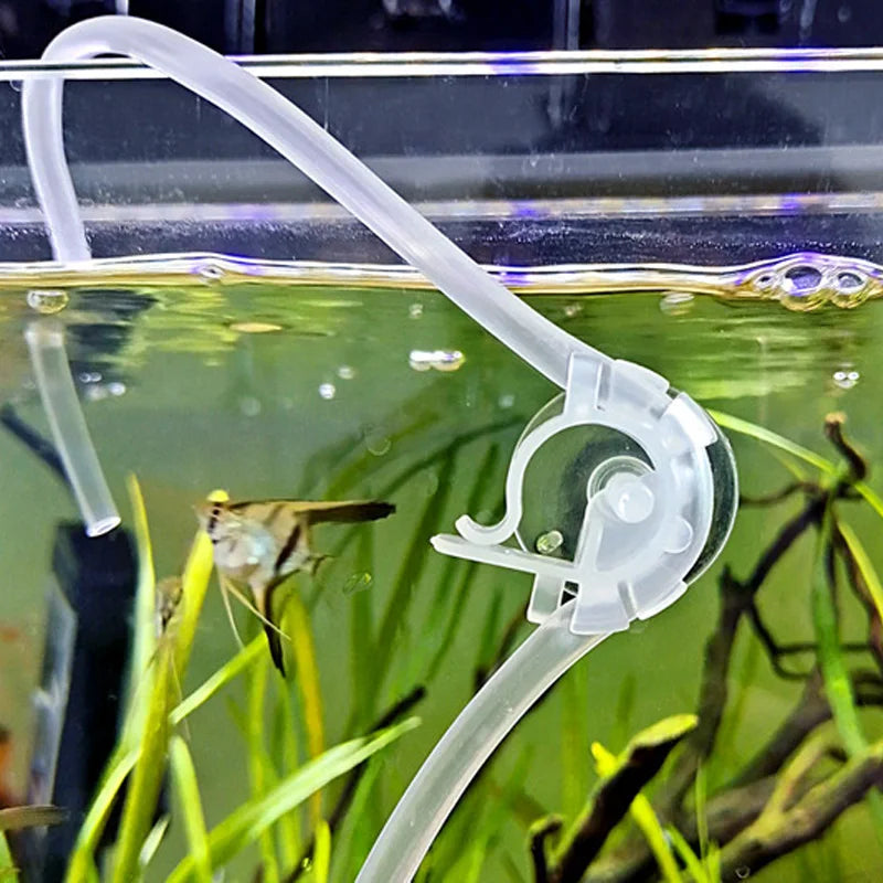 Aquarium Hose Holder – U-Shaped Pipe Clip for 4-6mm Fish Tank Tubing