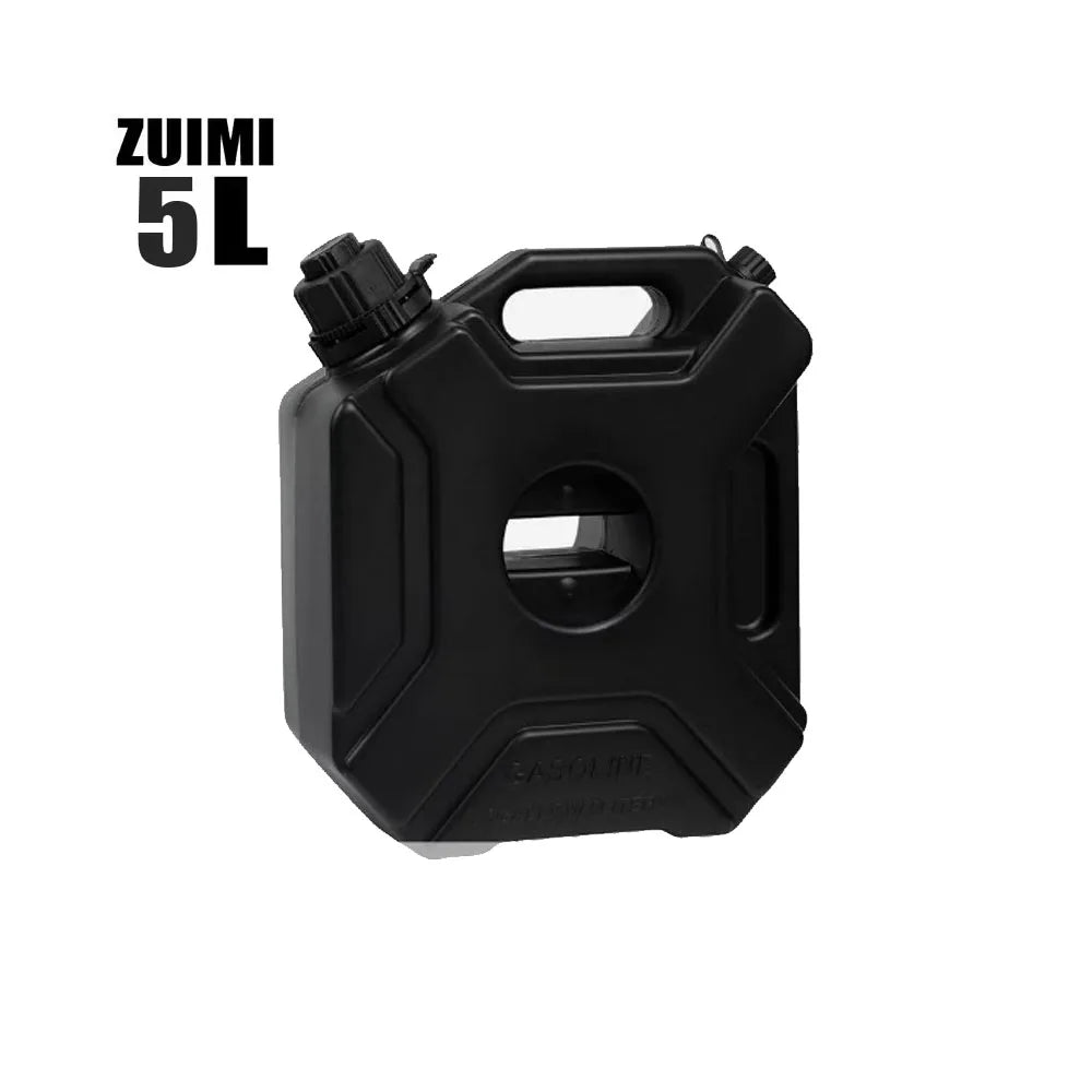 5L Plastic Fuel Canister – Lockable Backup Tank for Motorcycle SUV Storage