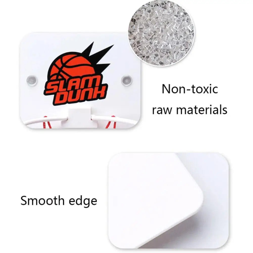 Mini Indoor Basketball Hoop – Wall Mount Backboard for Kids Bedroom Play