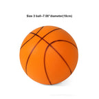 Silent Foam Basketball – Mute Indoor Training Ball for Kids Birthday Gift