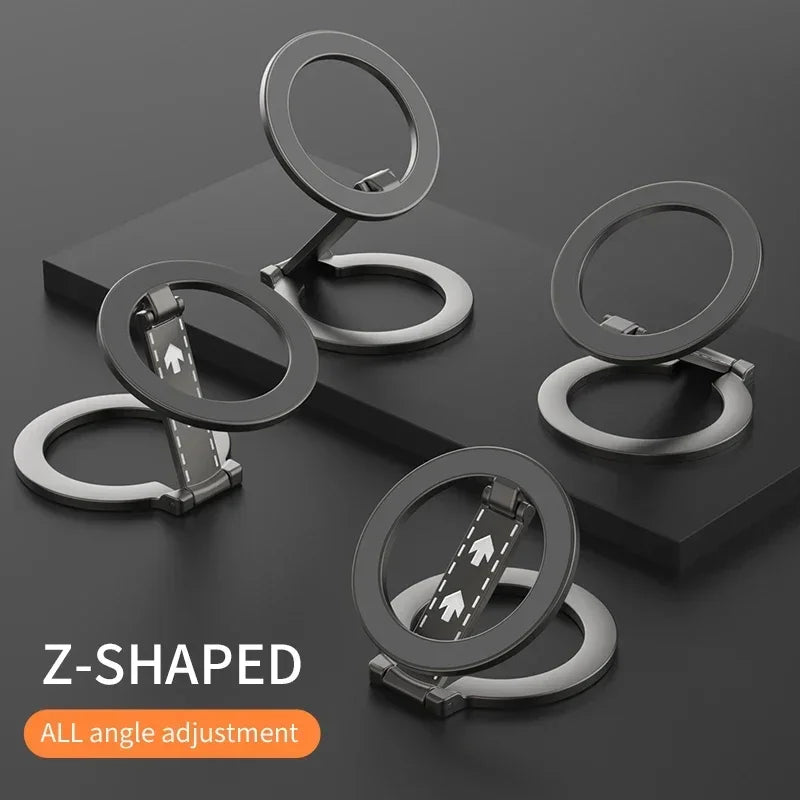 Magnetic Phone Ring Holder – Double-Sided MagSafe Kickstand for Smartphones