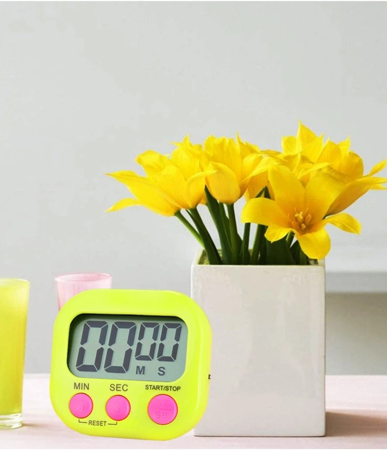 Digital Kitchen Timer – Magnetic Countdown Clock for Cooking and Classroom