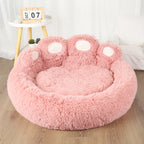 Plush Fluffy Pet Bed – Large Soft Cushion for Dogs and Cats