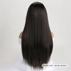 Long Straight Synthetic Wig – 26-Inch Colored Hair for Cosplay Halloween