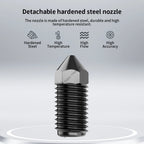 Hardened Steel Hotend Kit – High Speed Nozzle Assembly for 3D Printers