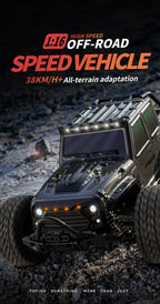 4WD Off-Road RC Monster Truck – 50km/h Remote Control for Adults and Kids