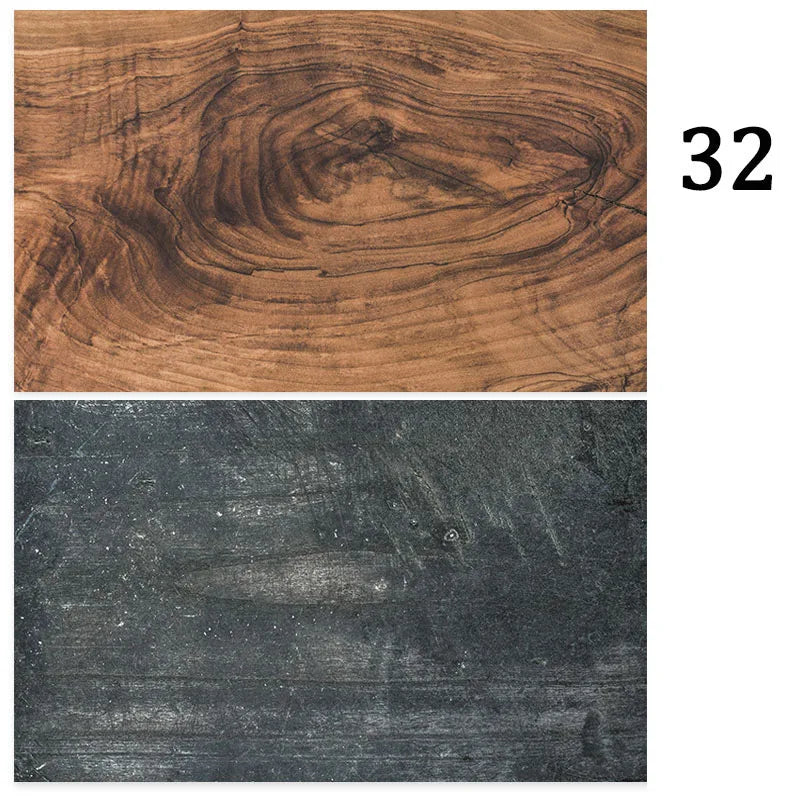 Marble Wood Grain Photography Backdrop – 57x87cm Waterproof Studio Props