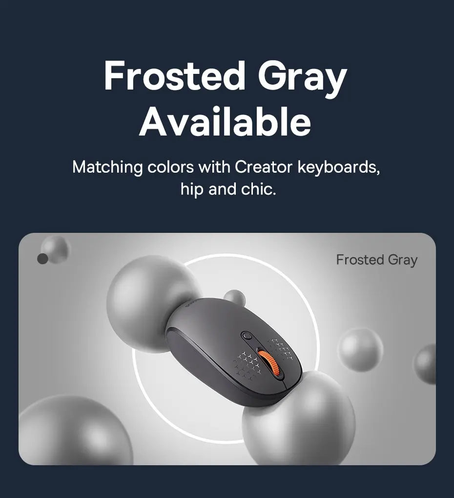 Wireless Bluetooth Mouse – Silent 1600 DPI Optical for Laptop and Tablet