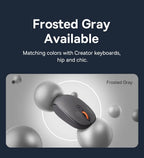Wireless Bluetooth Mouse – Silent 1600 DPI Optical for Laptop and Tablet