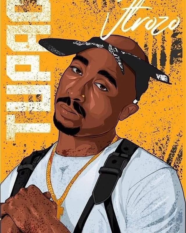 Hip Hop Canvas Wall Art – Notorious BIG and Tupac Poster for Home Decor