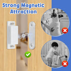 Magnetic Cabinet Door Catches – Small Furniture Hardware for Kitchen Closets