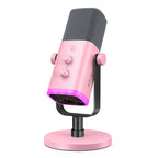 USB XLR Dynamic Microphone – Touch Mute Studio Mic for Gaming and Podcasting