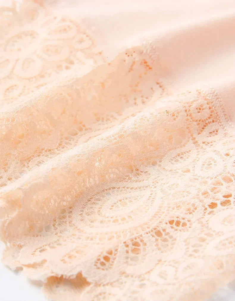 Modal Lace Safety Shorts – Plus Size Anti-Chafing Underwear for Women