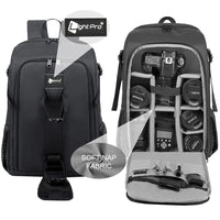 Waterproof Camera Backpack – Large Capacity DSLR Bag for Outdoor Photography