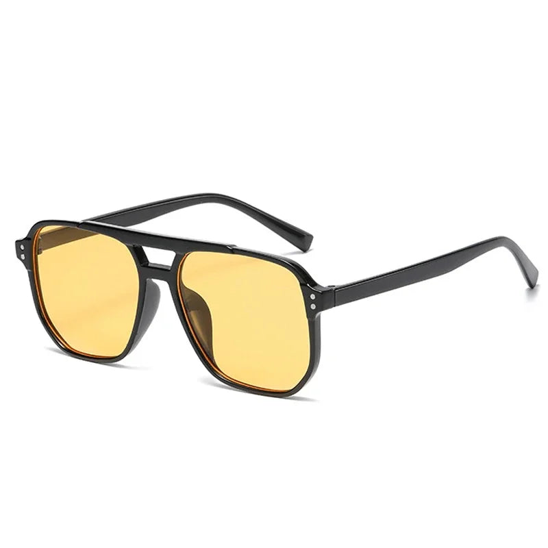 Vintage Square Mirror Sunglasses – Retro Fashion Eyewear for Women