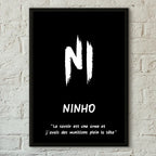 Ninho Rapper Wall Poster – Self-Adhesive Waterproof Art for Room Decor